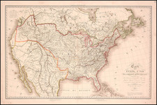 United States, Southwest and Rocky Mountains Map By Jean Baptiste Poirson / A.R. Fremin