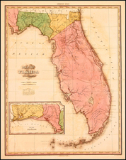 Florida and Southeast Map By Henry Schenk Tanner