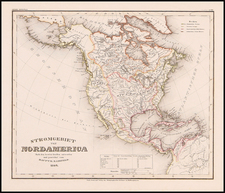 North America Map By Joseph Meyer