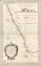 South Africa and West Africa Map By Depot de la Marine