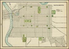 California Map By George F. Cram