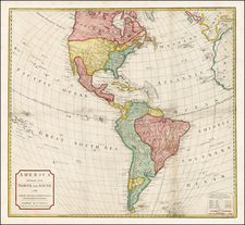 South America and America Map By Anonymous