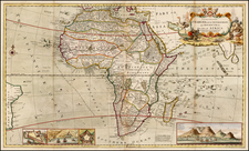 Africa and Africa Map By Herman Moll