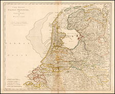 Europe and Netherlands Map By Robert Sayer