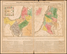 Asia, Middle East, Holy Land, Africa and North Africa Map By Lavoisne