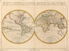 World and World Map By Nicolas Sanson