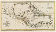 Southeast and Caribbean Map By William Guthrie