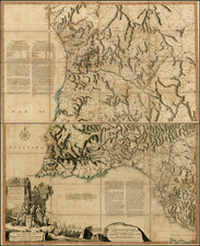 Europe, Spain and Portugal Map By Thomas Jefferys