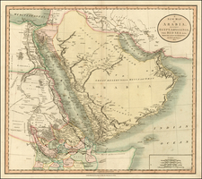 Middle East, North Africa and East Africa Map By John Cary