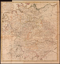 Switzerland and Germany Map By William Guthrie