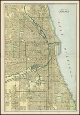 Midwest Map By George F. Cram