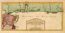 South Map By Jacques Nicolas Bellin