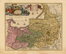 Europe, Baltic Countries and Germany Map By Nicolaes Visscher I