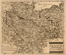 Germany Map By Matthaus Merian