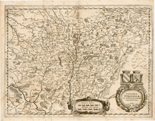 France Map By Matthaus Merian