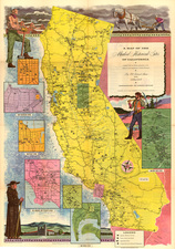 California Map By Automobile Club of Southern California