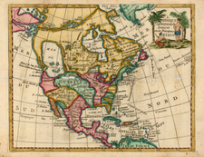 North America Map By De la Porte