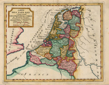 Europe, Netherlands and Luxembourg Map By Joseph De La Porte