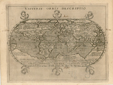 World and World Map By Giovanni Antonio Magini