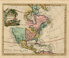 North America Map By Thomas Jefferys