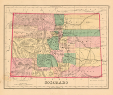 Southwest and Rocky Mountains Map By O.W. Gray