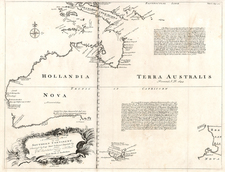 Australia Map By Emanuel Bowen