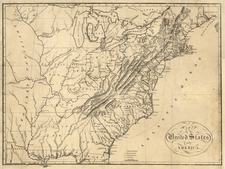 United States Map By Henry Schenk Tanner / John Melish