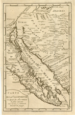 Southwest, Baja California and California Map By A. Krevelt