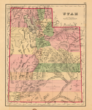 Southwest and Rocky Mountains Map By O.W. Gray