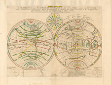 World and World Map By Nicolas Sanson