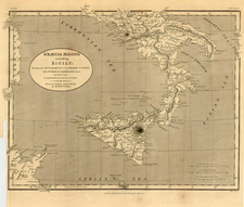 Europe, Italy, Mediterranean and Balearic Islands Map By F.C. and J. Rivington