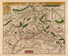 France and Nord et Nord-Est Map By Jean Le Clerc / Jean Picart