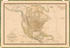 North America Map By Adrien-Hubert Brué