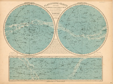 World, Celestial Maps and Curiosities Map By J. Andriveau-Goujon