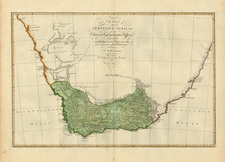 Africa and South Africa Map By Iohann Matthias Christoph Reinecke