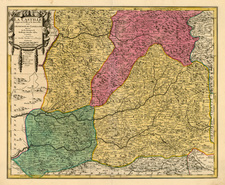 Europe and Spain Map By Nicolaes Visscher I