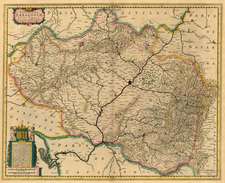 Europe and Spain Map By Henricus Hondius