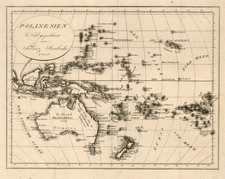 Hawaii, Asia, Southeast Asia, Australia & Oceania, Australia, Oceania, New Zealand, Hawaii and Other Pacific Islands Map By Franz Swoboda