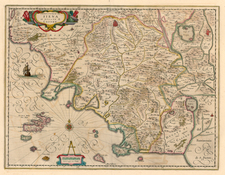 Europe and Italy Map By Willem Janszoon Blaeu