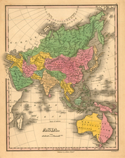 Asia, Asia, Australia & Oceania and Australia Map By Anthony Finley