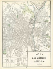 California Map By George F. Cram