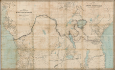 Africa, Africa, East Africa and West Africa Map By Fratelli Treves