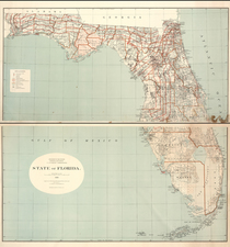 Florida Map By General Land Office