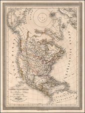 Polar Maps and North America Map By Louis Vivien