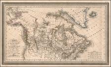 Polar Maps, Alaska and Canada Map By Louis Vivien
