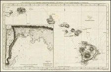 Hawaii, Australia & Oceania and Hawaii Map By James Cook