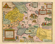 Europe, Russia, Ukraine, Asia, India, Central Asia & Caucasus and Russia in Asia Map By Abraham Ortelius