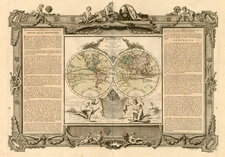 World and World Map By Louis Brion de la Tour