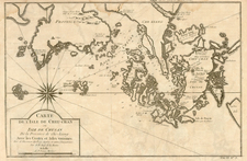 China Map By Jacques Nicolas Bellin