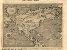 World, Western Hemisphere, North America, South America and America Map By Tomasso Porcacchi